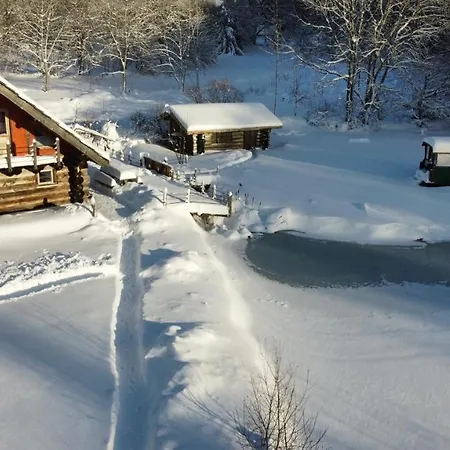 Au Bord D'un Etang Prive, Massif Du Sancy Chalet Picherande